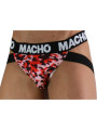 MACHO - MX28MR JOCK MILITARE ROSSO S