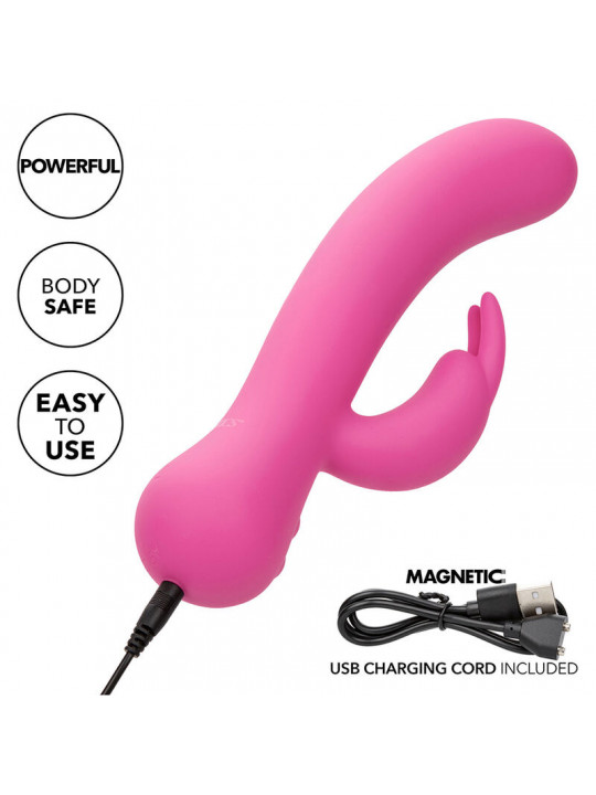 CALEXOTICS - FIRST TIME VIBRATORE CONIGLIO RICARICABILE ROSA