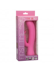 CALEXOTICS - FIRST TIME VIBRATORE CONIGLIO RICARICABILE ROSA