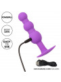 CALEXOTICS - FIRST TIME PLUG ANALE SONDA A TRIPLA PERLINE 10 VIBRAZIONI VIOLA