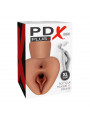 PDX PLUS - PICK YOUR PLEASURE  XL REALISTICO STROKER MARRONE