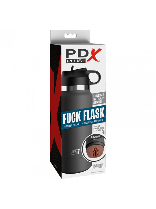 PDX PLUS - FUCK FLASK VAGINE DISCRET STROKER MARRONE MODELLO 2