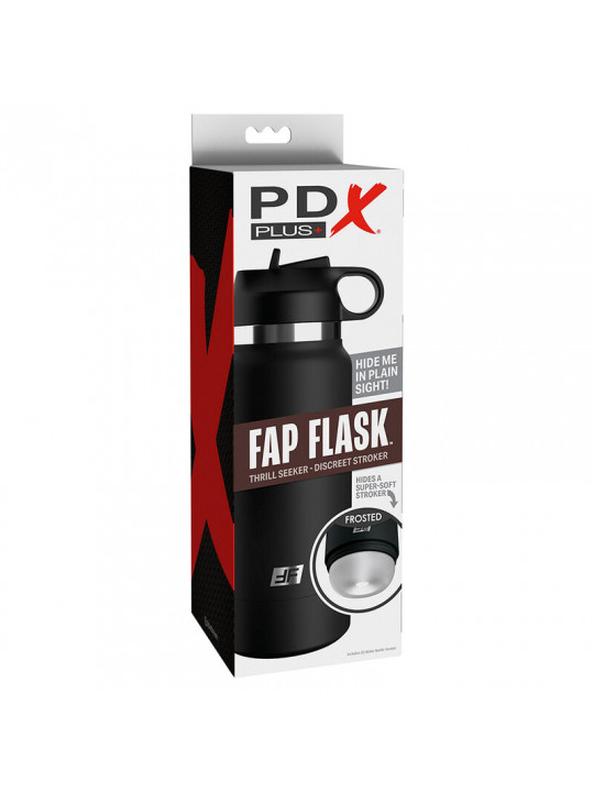 PDX PLUS - FAP FLASK BOTTLE DISCRET STROKER MODELLO TRASPARENTE 1