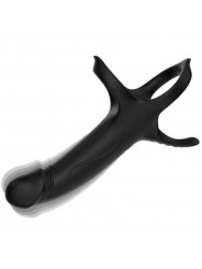 ARMONY - DILDO CON ANELLO E VIBRATORE NERO