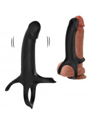 ARMONY - DILDO CON ANELLO E VIBRATORE NERO