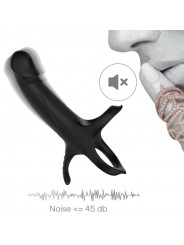 ARMONY - DILDO CON ANELLO E VIBRATORE NERO