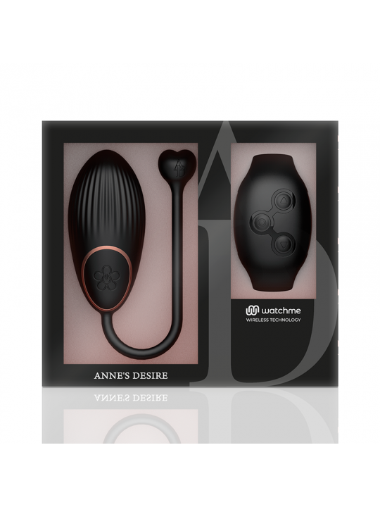 ANNE'S DESIRE - EGG TECNOLOGIA DI CONTROLLO REMOTO WATCHME NERO