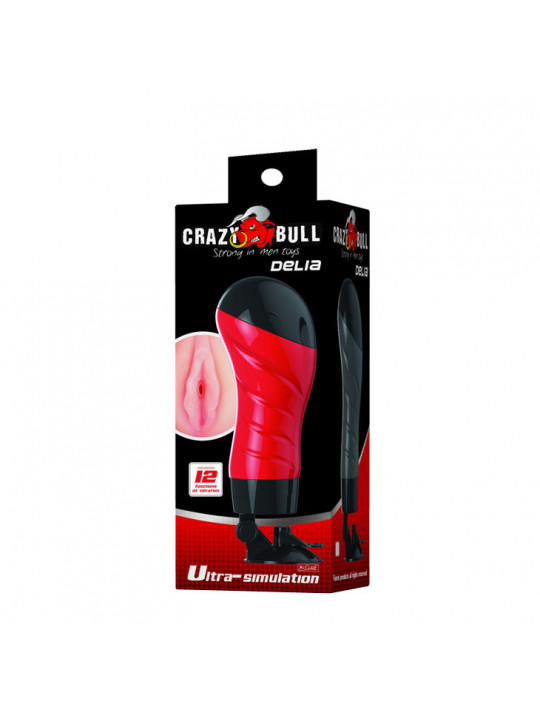 CRAZY BULL - VAGINA FLORA CON BASE MASTURBATORE VOCE