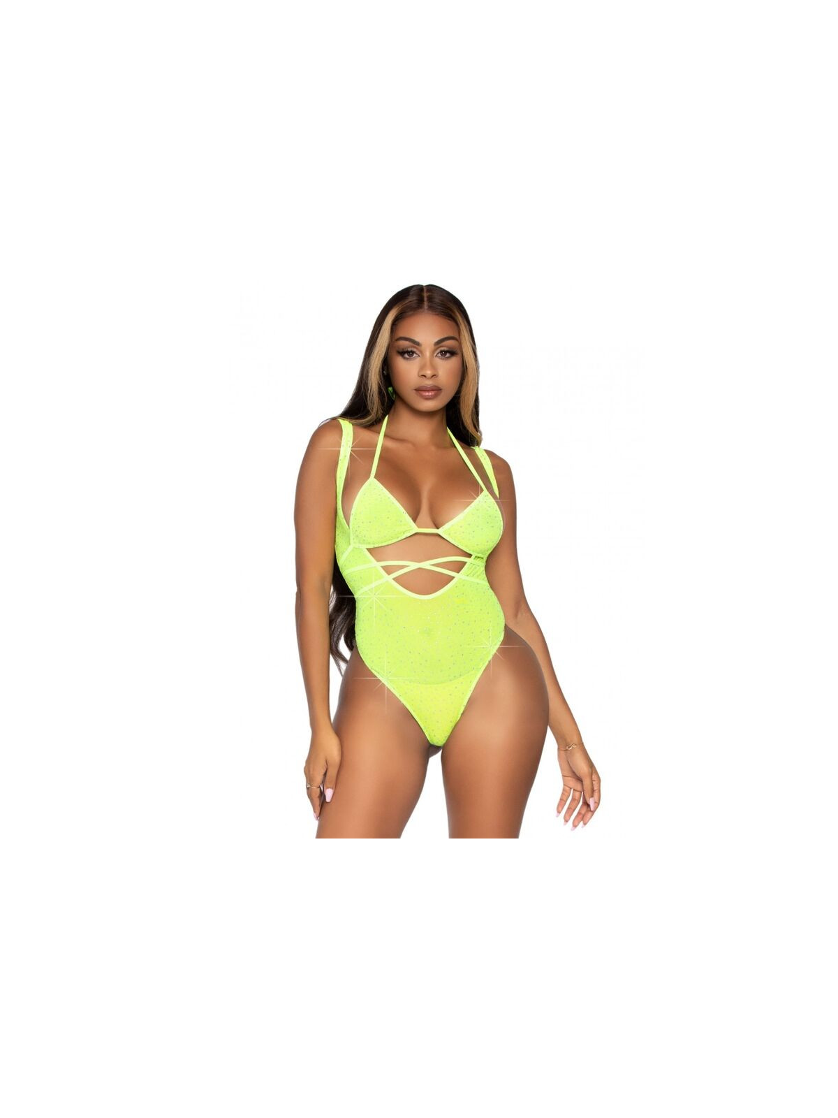 LEG AVENUE - TOP BIKINI E BODY TAGLIA UNICA