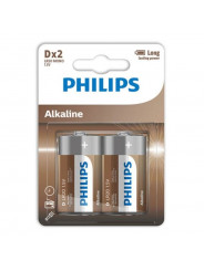 PHILIPS - BATTERIA ALCALINA D LR20 BLISTER*2