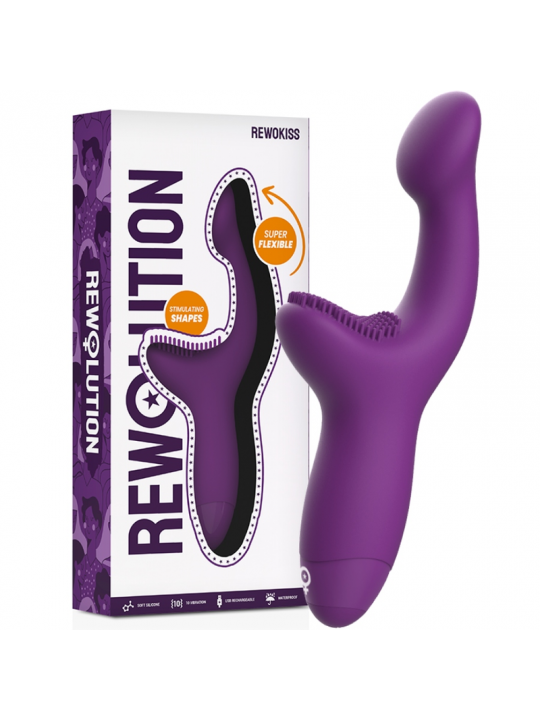 REWOLUTION - REWOKISS VIBRATORE PUNTO PER STIMOLATORE