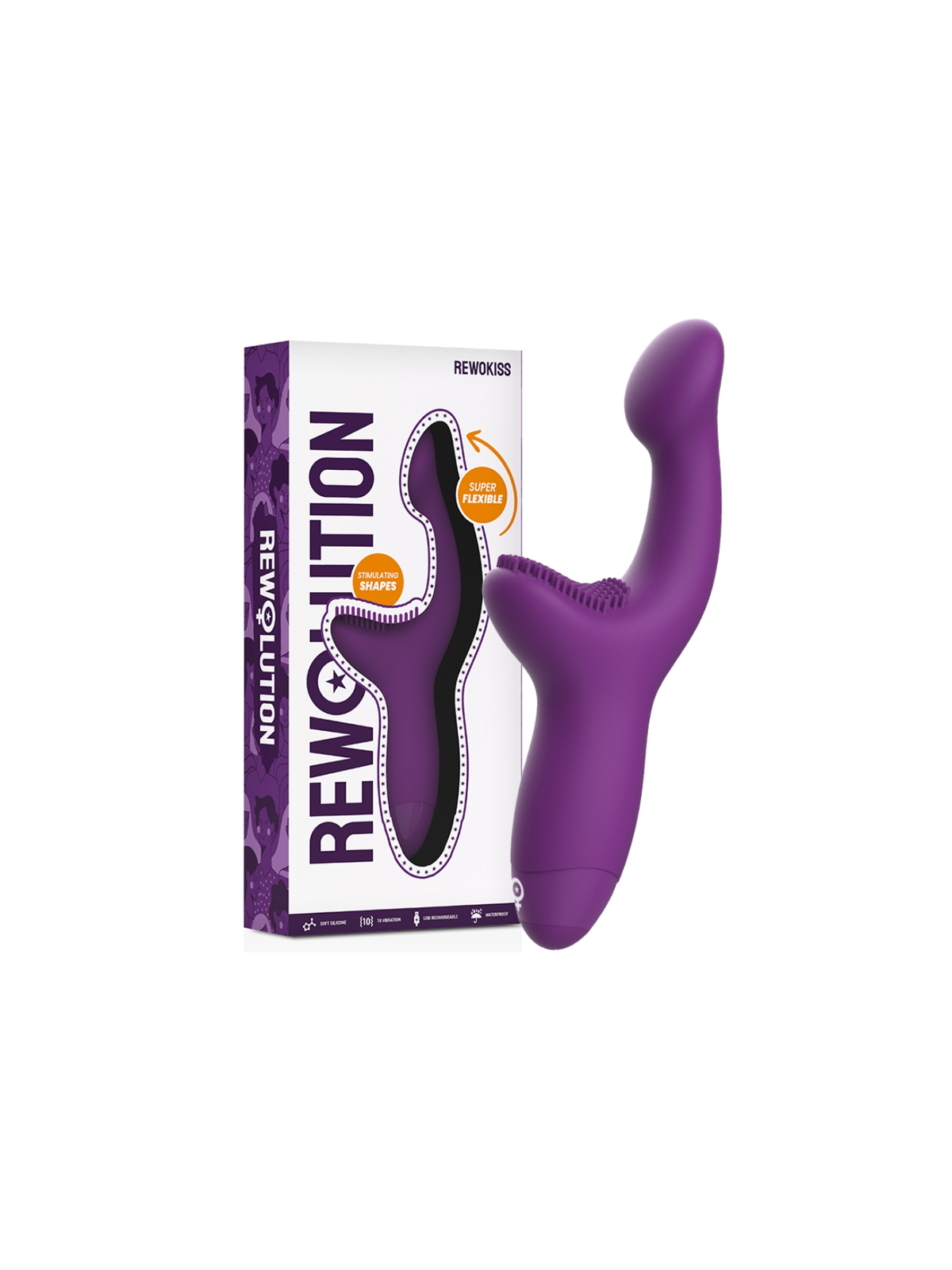 REWOLUTION - REWOKISS VIBRATORE PUNTO PER STIMOLATORE