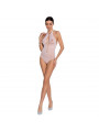 PASSION - WOMAN BS088 BODYSTOCKING BIANCO TAGLIA UNICA