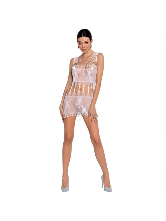 PASSION - WOMAN BS090 BODYSTOCKING BIANCO TAGLIA UNICA