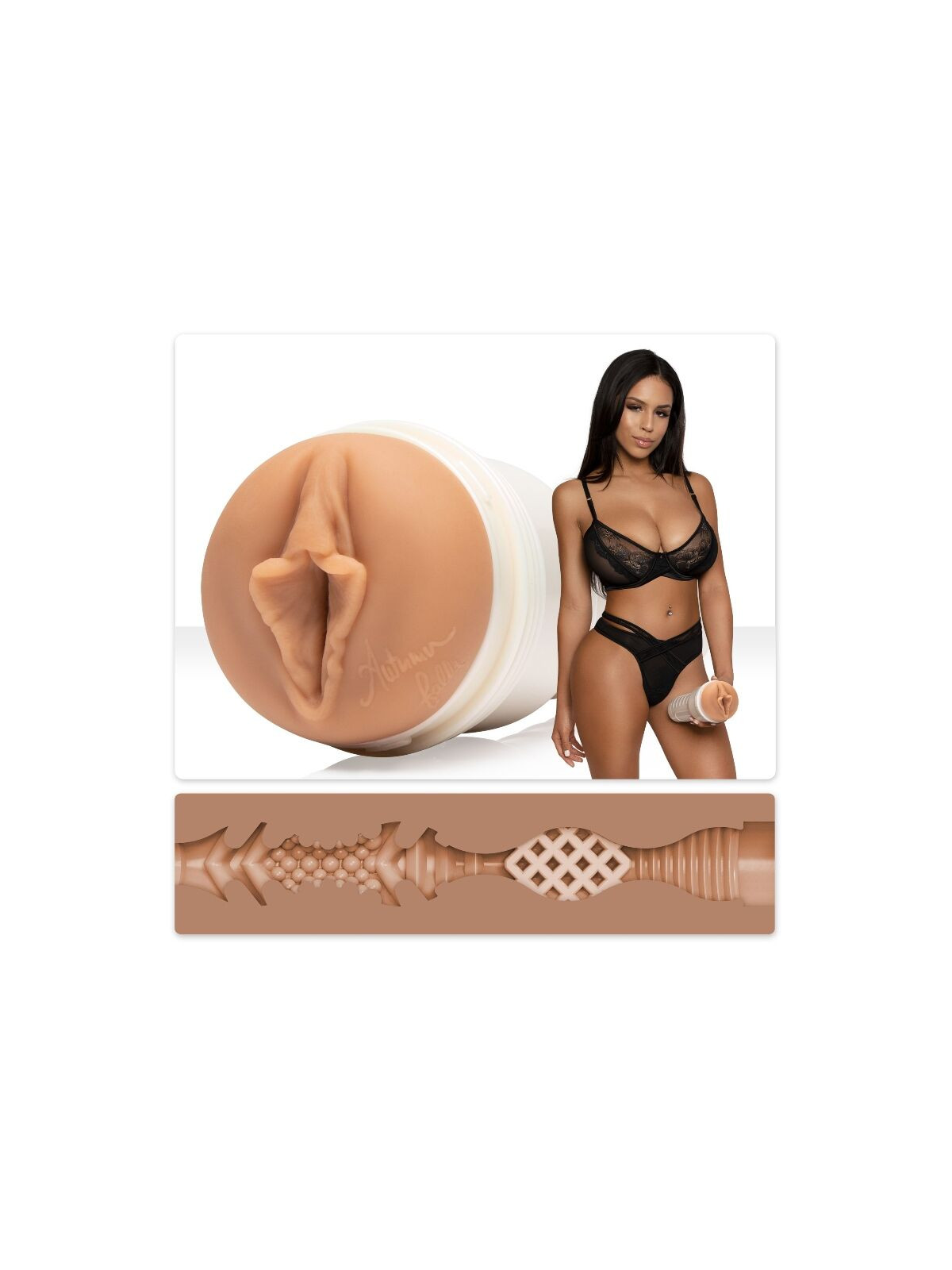 FLESHLIGHT GIRLS - AUTUMN FALLS CREMA TEXTURE VAGINA