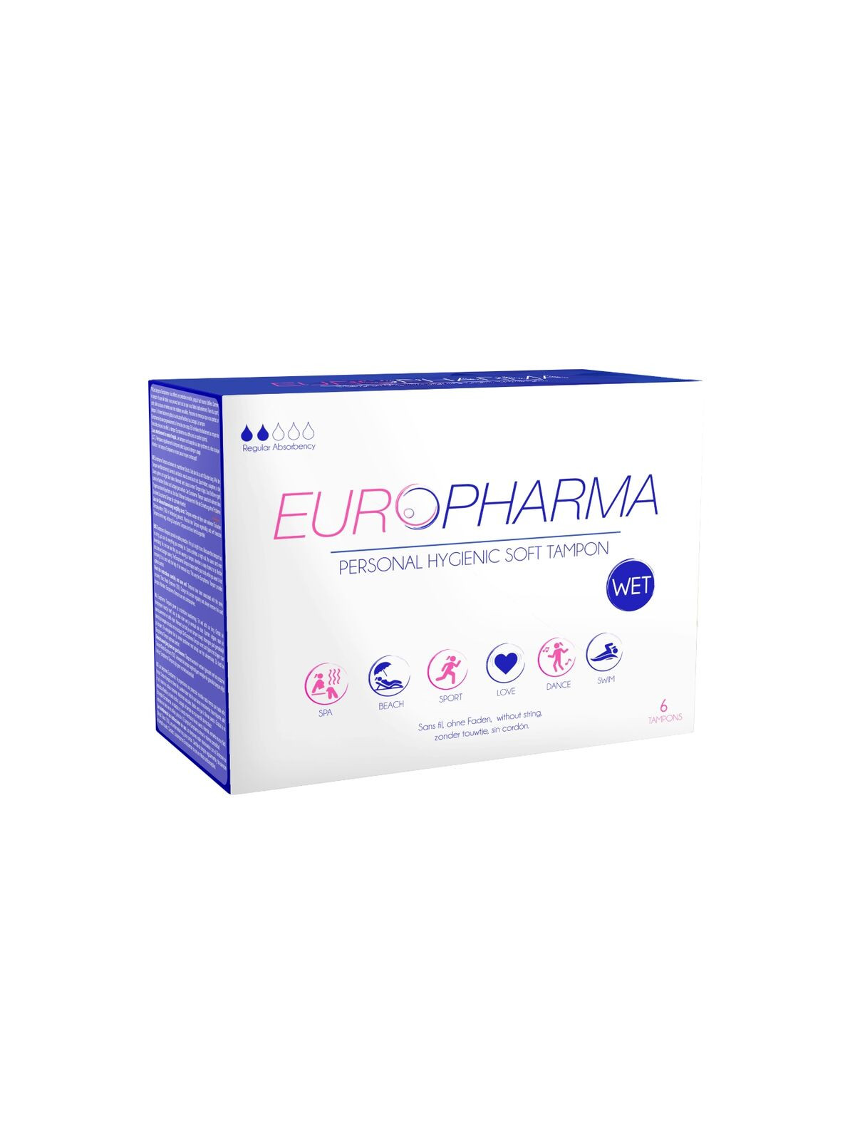 EUROPHARMA - TAMPONI AD AZIONE 6 UNITÀ