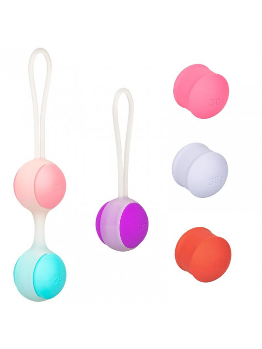 CALEXOTICS - SHE-OLOGY SET BOLAS KEGEL INTERCAMBIABILI