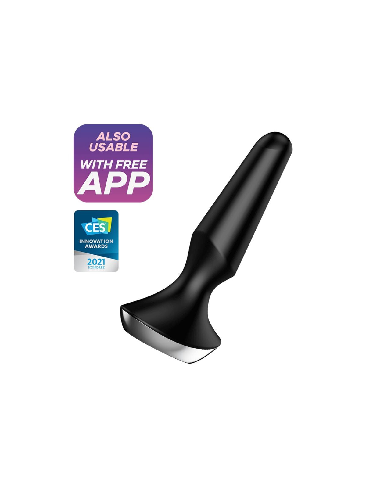 SATISFYER - PLUG ILICIOUS 2 PLUG VIBRATORE NERO