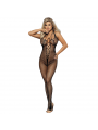 QUEEN LINGERIE - BODYSTOCKING CON SCOLLO ALLACQUA E SCHIENA APERTA S/L