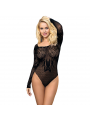 QUEEN LINGERIE - TEDDY MANICA LUNGA S/L