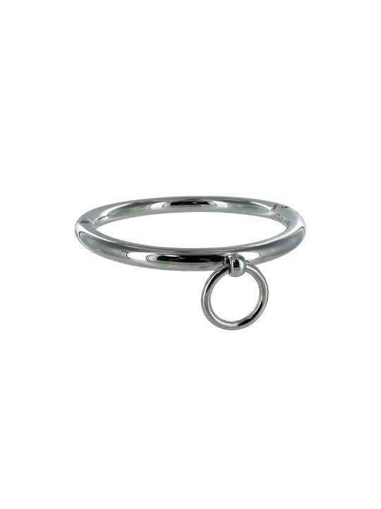 METAL HARD - COLLANA BDSM CON ANELLO 10CM