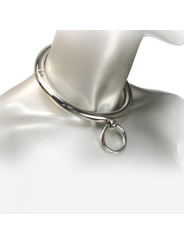 METAL HARD - COLLANA BDSM CON ANELLO 10CM