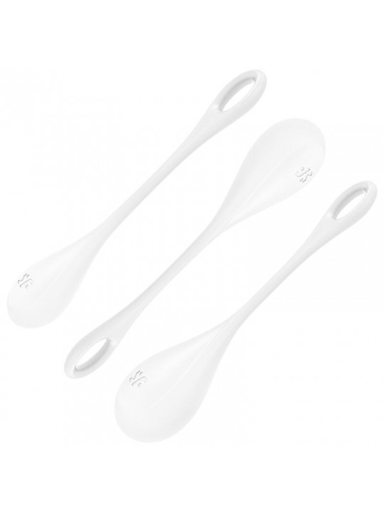 SATISFYER - SET DA ALLENAMENTO YONI POWER 1 BIANCO