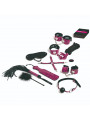 TEASE & PLEASE - SET 13 ACCESSORI BONDAGE MAGENTA