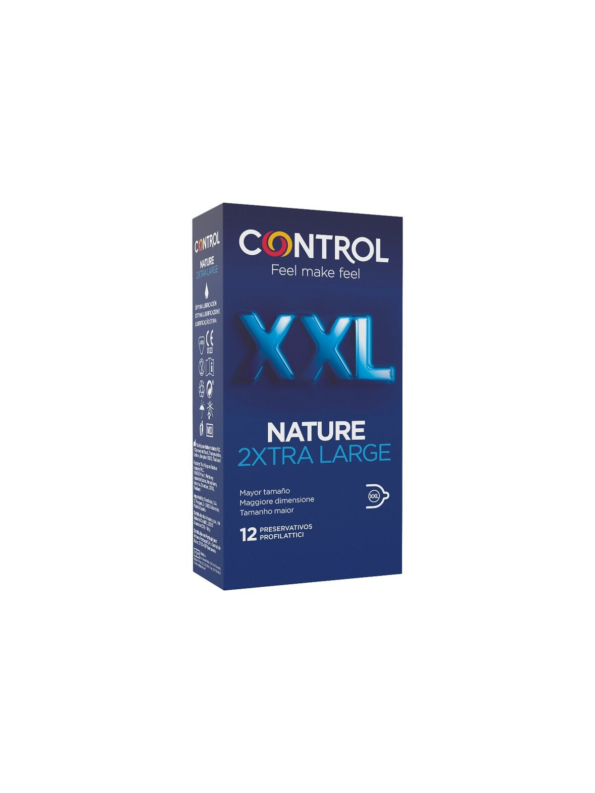 CONTROL - NATURE 2 PRESERVATIVI XTRA LARGE XXL - 12 UNITÀ