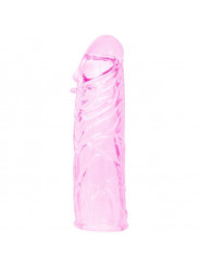 BAILE - COPERTURA PENE IN SILICONE STIMOLANTE ROSA 13 CM