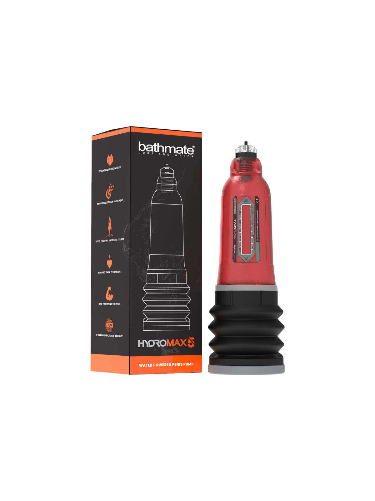 BATHMATE - HYDROMAX 5 X20 ROSSO