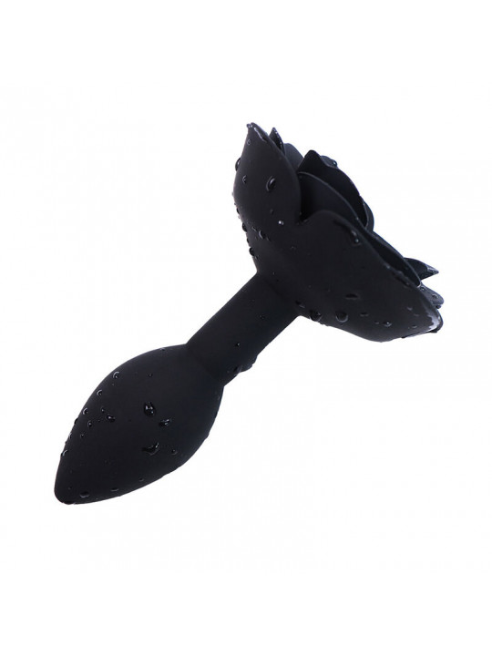 OHMAMA FETISH - PLUG ANALE IN SILICONE NERO ROSA