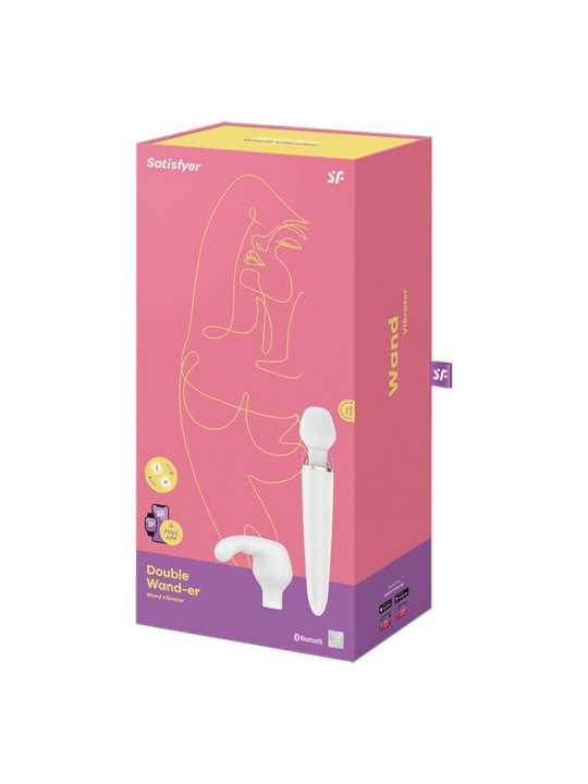 SATISFYER - APP DOUBLE WANDER BIANCO