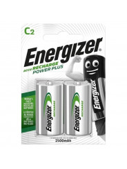 ENERGIZER - POWER PLUS BATTERIA RICARICABILE HR14 C 2500MAH 2 UNIT