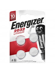 ENERGIZER - BATTERIA LITIO A TASTO CR2032 3V 4 UNIT