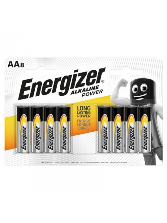 ENERGIZER - POWER BATTERIA ALCALINA AA LR6 8 UNIT