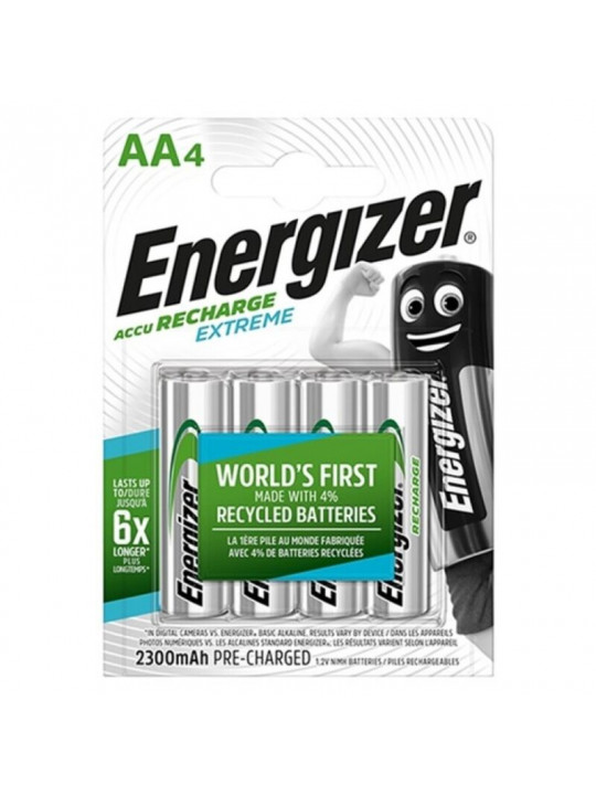 ENERGIZER - EXTREME BATTERIA RICARICABILE HR6 AA 2300MAH 4 UNIT