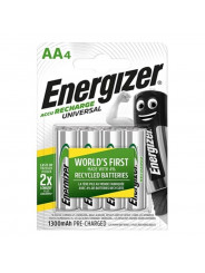 ENERGIZER - BATTERIA RICARICABILE UNIVERSALE HR6 AA 1300MAH 4 UNIT