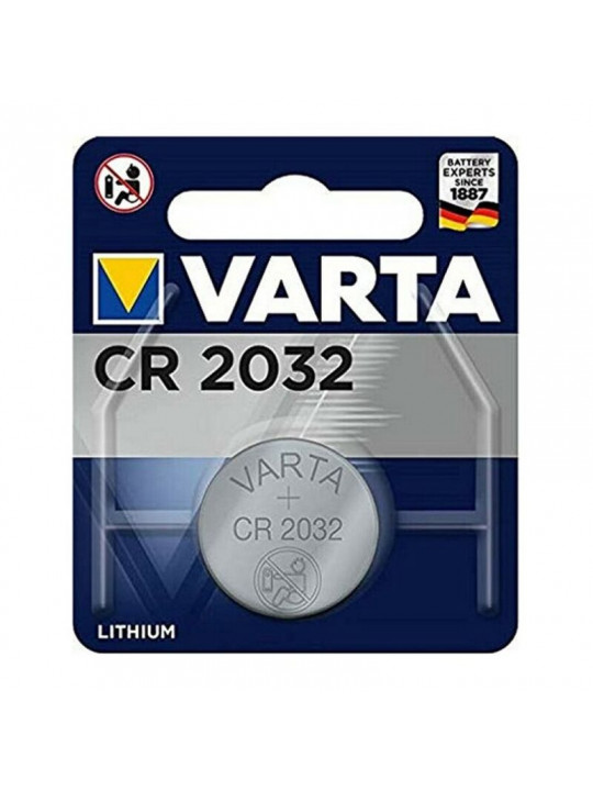 VARTA - BATTERIA LITIO PULSANTE CR2032 3V 1 UNITÀ