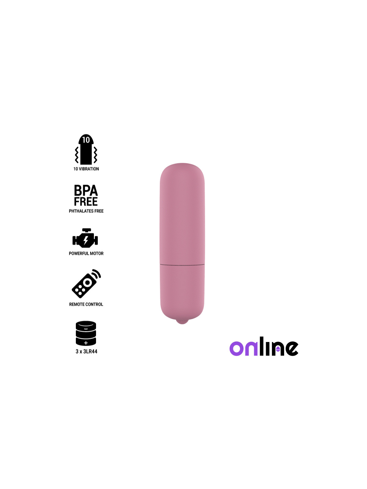 ONLINE - MINI PROIETTORE VIBRANTE ROSA