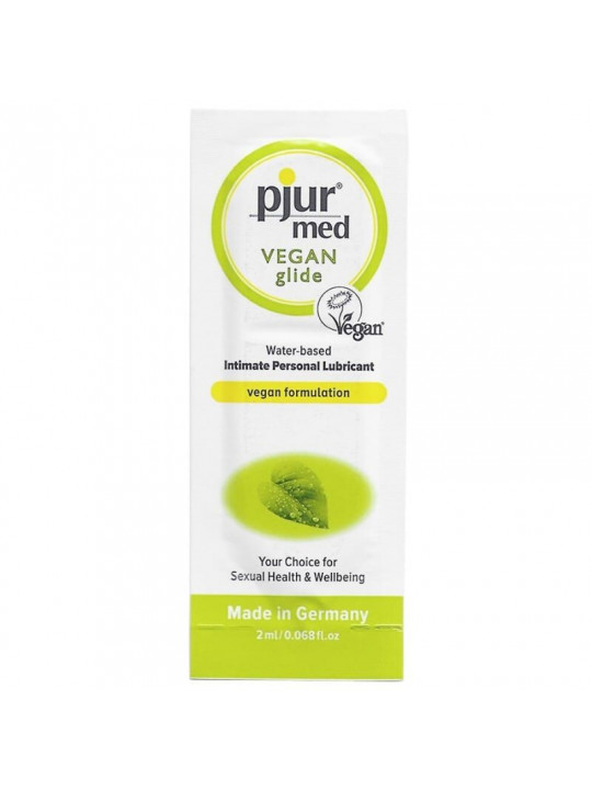 PJUR - MED VEGAN GLIDE LUBRIFICANTE A BASE ACQUA 2 ML