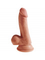 KING COCK - PLUS DILDO 3D CON SFERE 17 CM