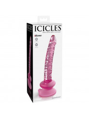 ICICLES - N. 86 DILDO IN VETRO DI CON VENTOSA