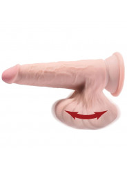 KING COCK - PLUS 3D DILDO SFERE OSCILLANTI 20.3 CM