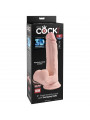 KING COCK - PLUS 3D DILDO SFERE OSCILLANTI 20.3 CM