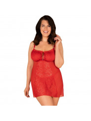 OBSESSIVE - CHEMISE E TANGA BLOSSMINA 6XL/7XL