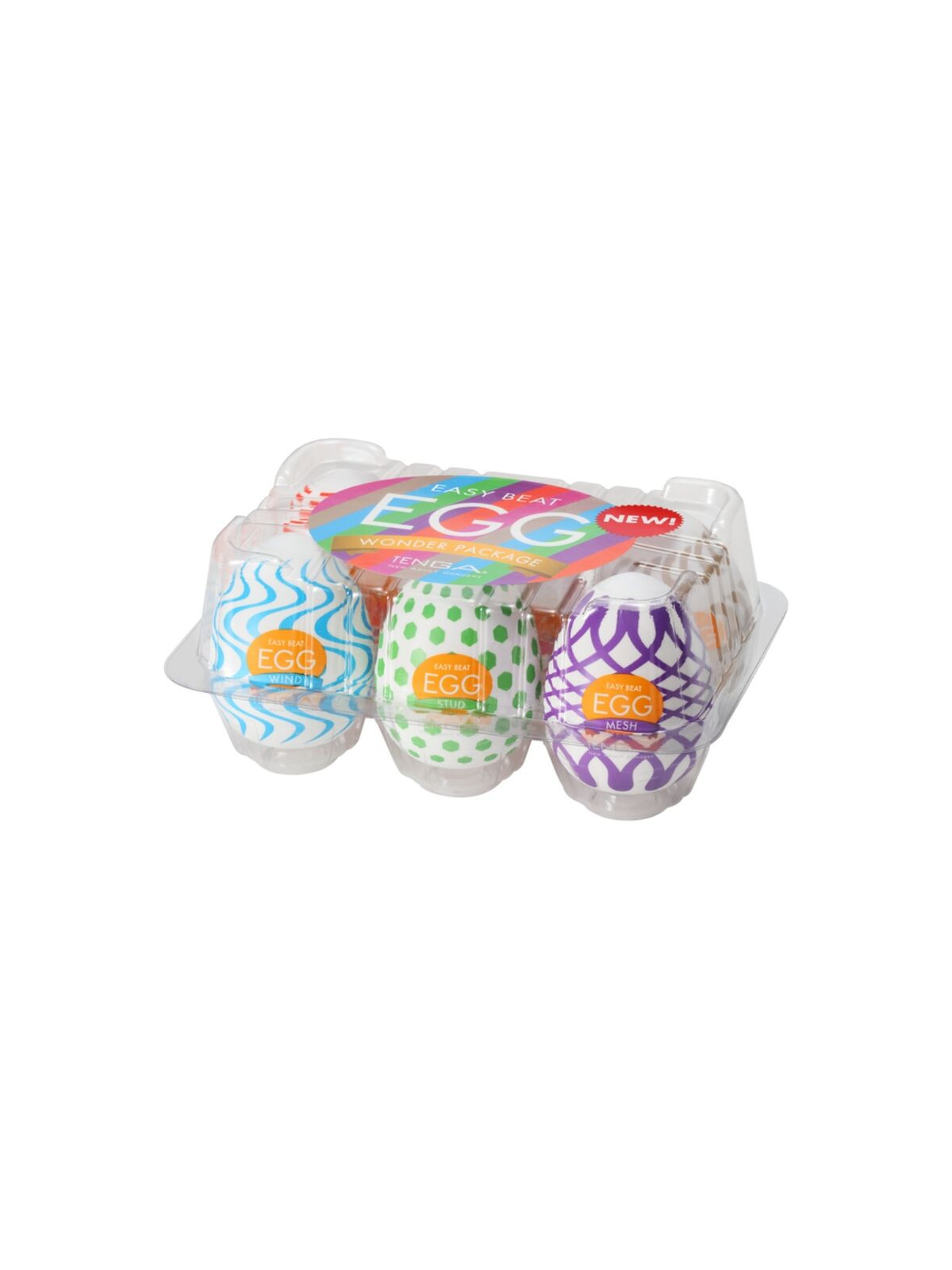 TENGA - WONDER EGG MASTURBADORE PACK 6 UNIT