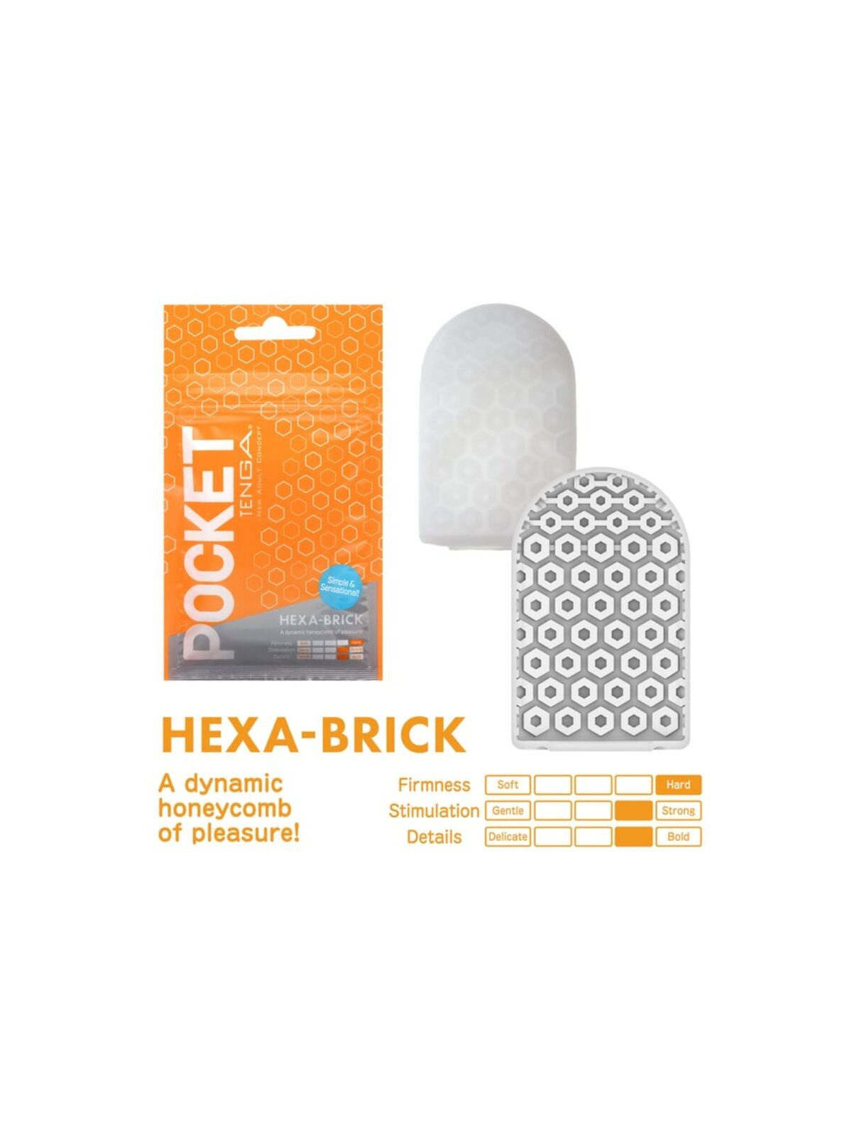 TENGA - TASCA PER MASTURBATORE HEXA BRICK