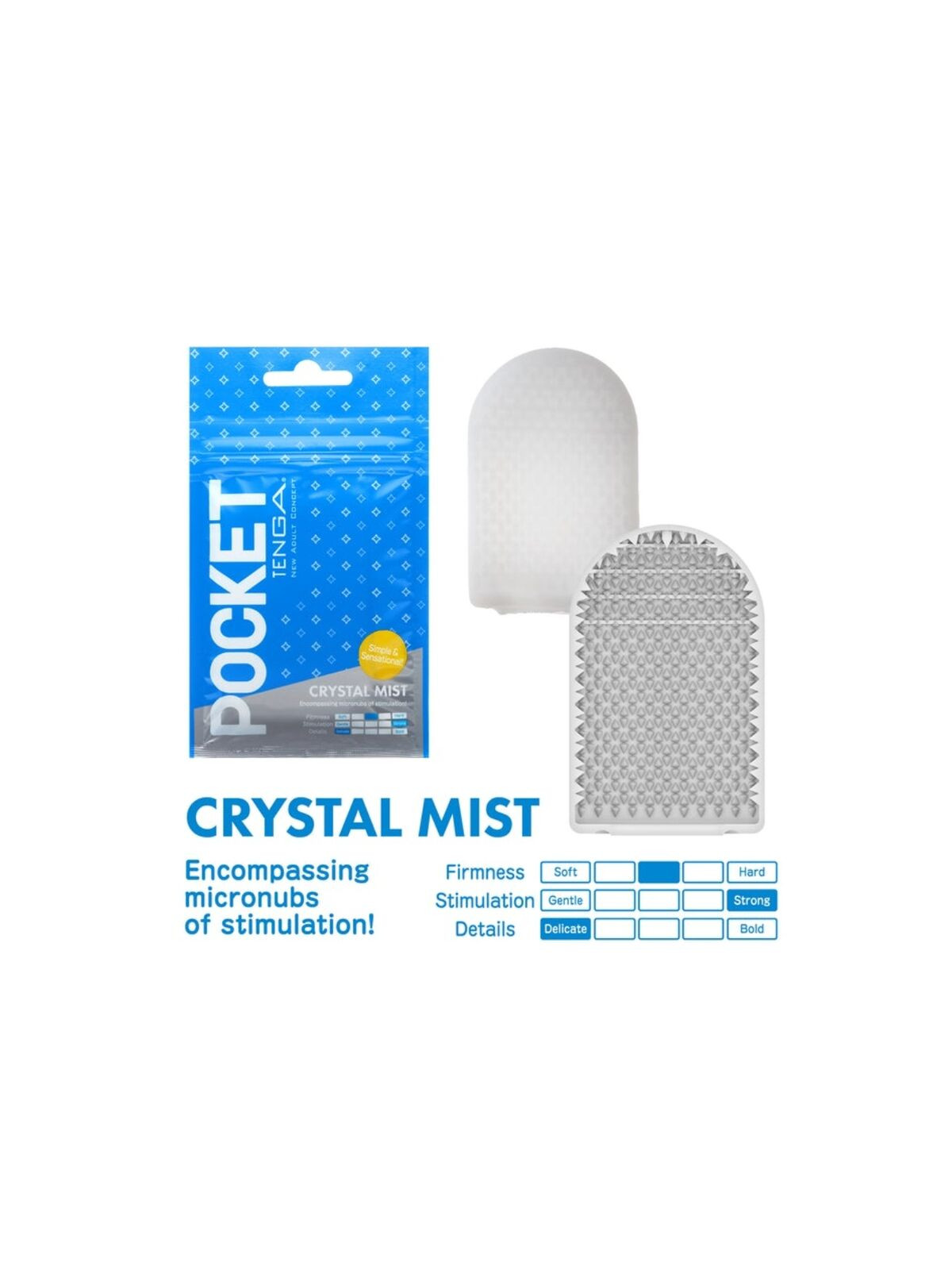 TENGA - MASTURBADORE TASCABILE CRYSTAL MIST