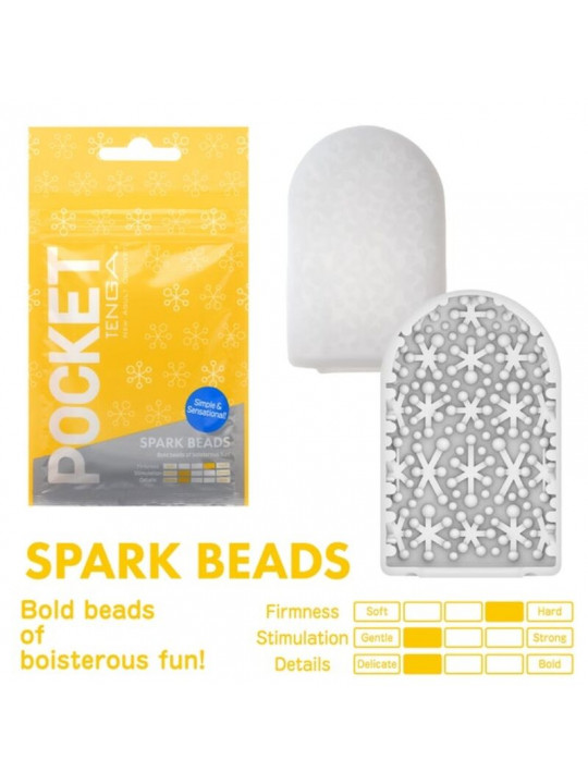 TENGA - MASTURBATORE TASCABILE SPARK BEARDS